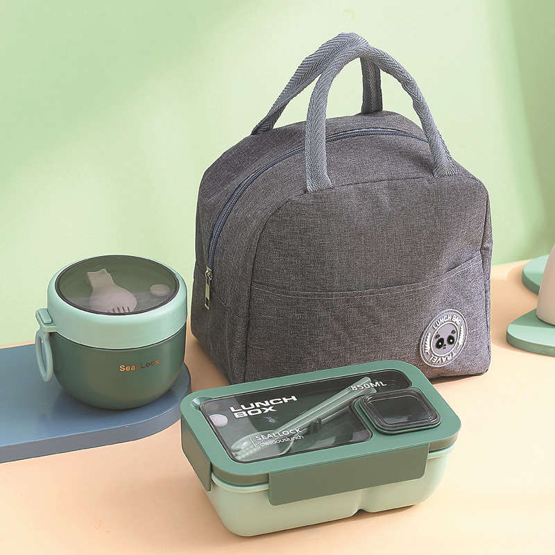 3pcs 도시락 상자, 뚜껑과 열 가방이있는 휴대용 및 - Food Storage Containers Xl 리뷰 및 가격