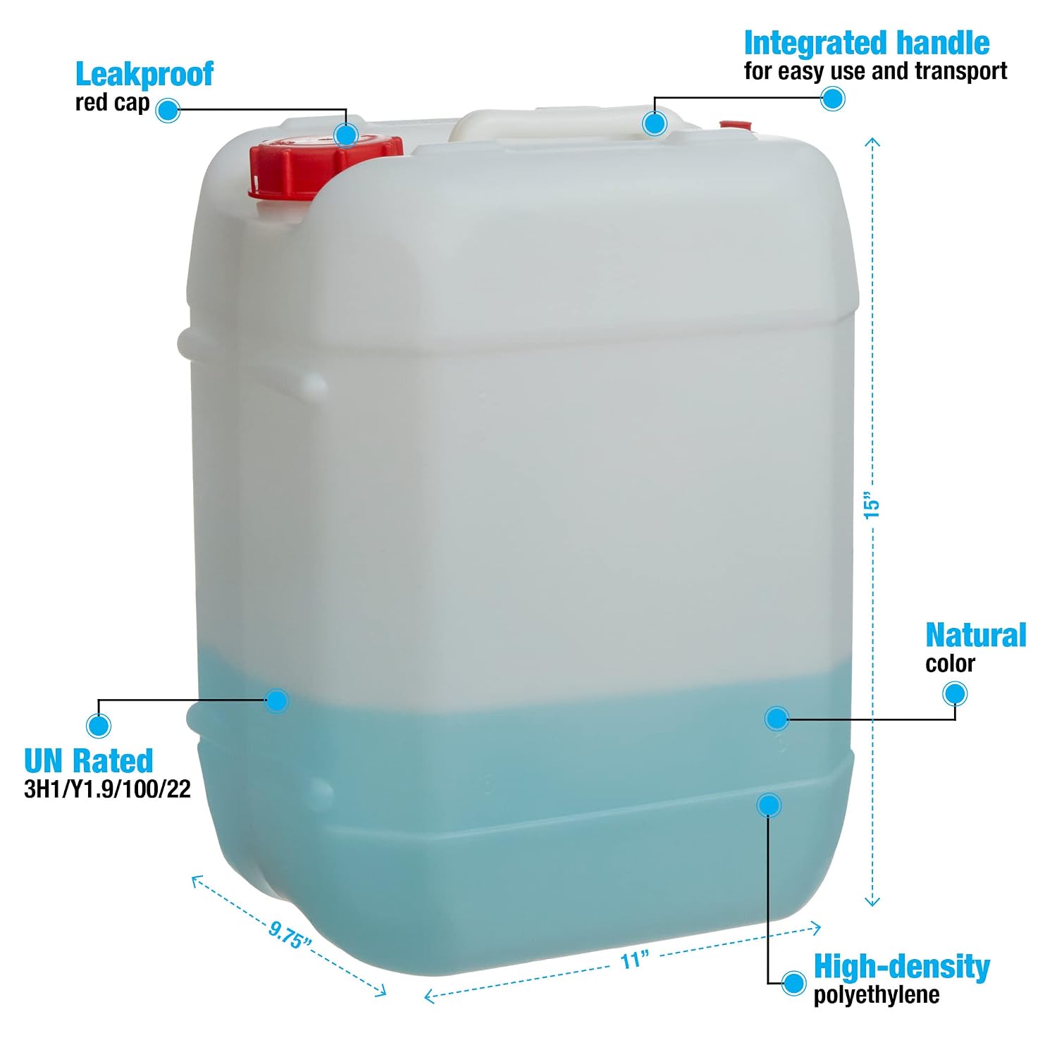 5갤런 적층형 플라스틱 카보이 용기, 누수 방지 개스킷 - Food Storage Plastic Container 리뷰 및 가격