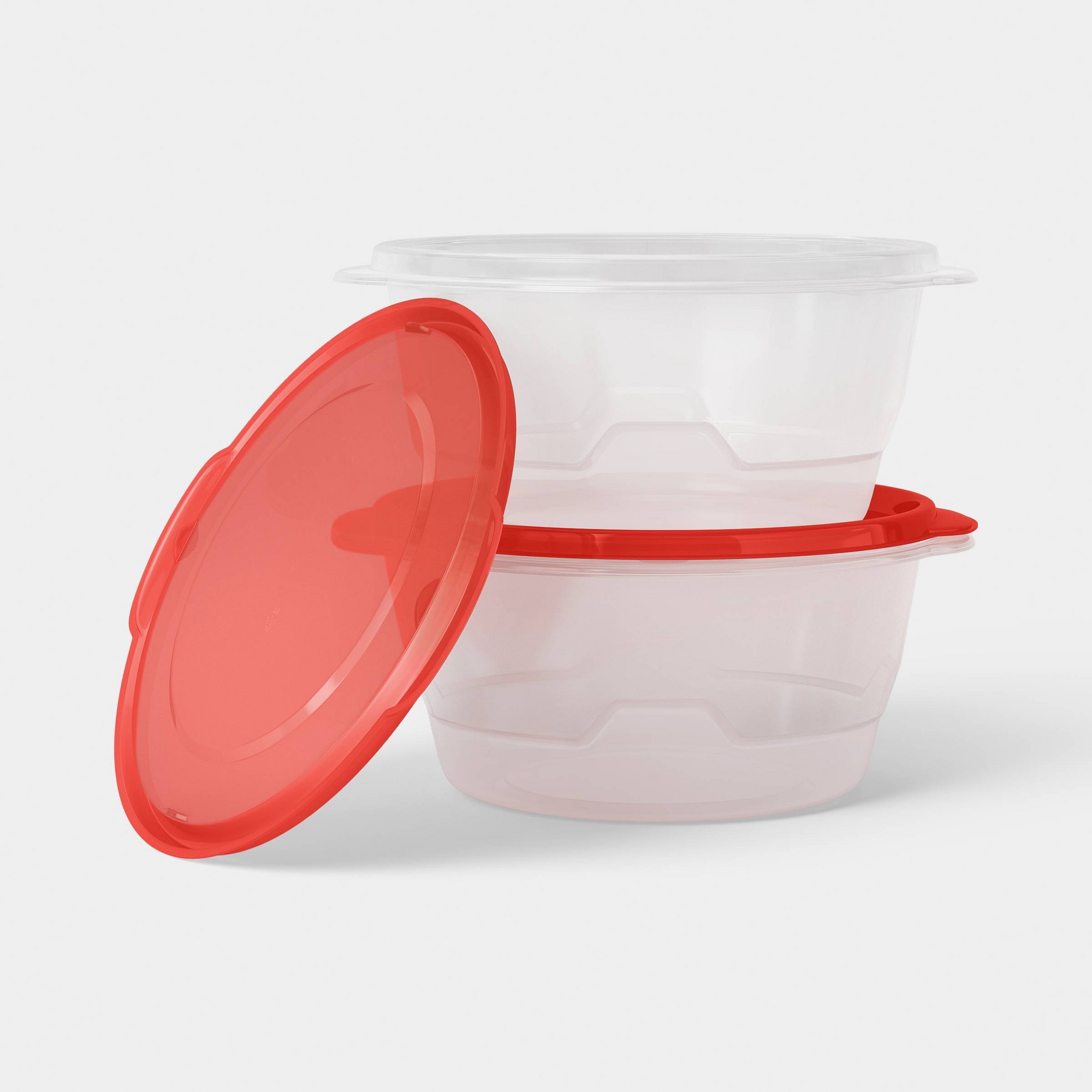2캐럿 대형 원형 식품 보관 용기 128온스 투명 플라 - Food Storage Meal Prep 리뷰 및 가격