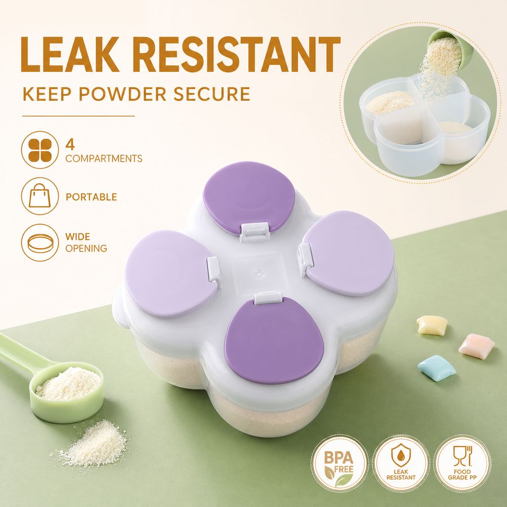 분할형 분유 디스펜서 720ml 4칸 분유통 PP 와이 - Food Storage Dispenser 리뷰 및 가격