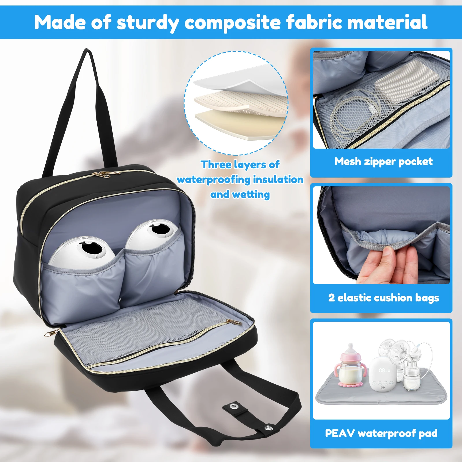 아이스팩과 방수 매트가 포함된 휴대용 모유 저장 가방, - Food Storage Keep Warm 리뷰 및 가격