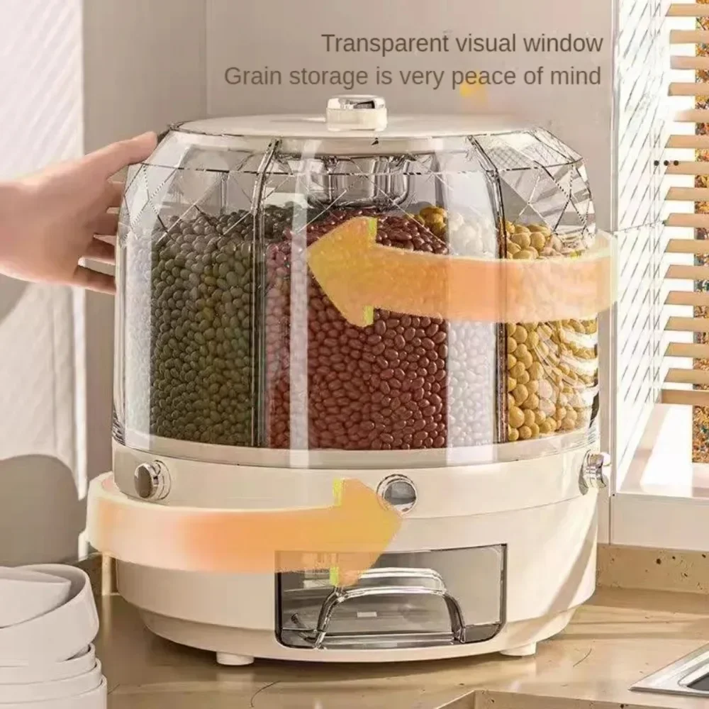 식품 등급 회전식 곡물 디스펜서 대용량 쌀 보관함 서랍 - Food Storage Dispenser 리뷰 및 가격
