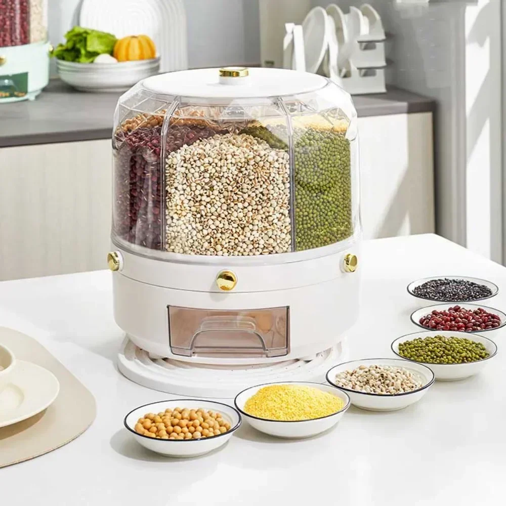 식품 등급 회전식 곡물 디스펜서 대용량 쌀 보관함 서랍 - Food Storage Dispenser 리뷰 및 가격