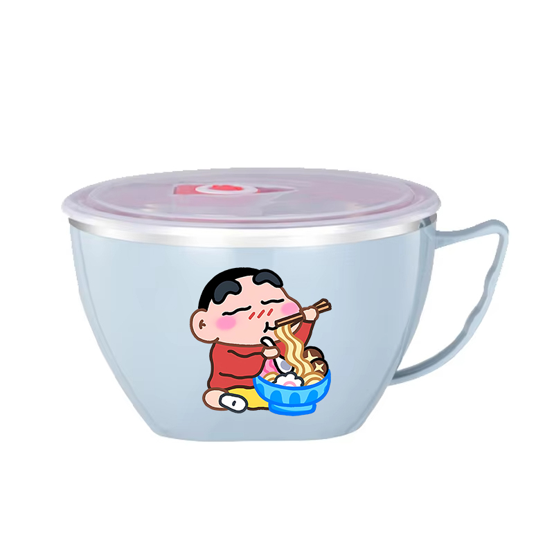 크레용신짱 누들볼 대용량 스테인리스 스틸 그릇 이중층  - Food Storage Metal Box 리뷰 및 가격