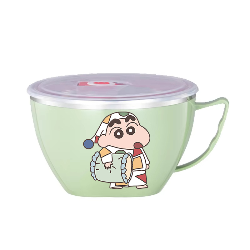 크레용신짱 누들볼 대용량 스테인리스 스틸 그릇 이중층  - Food Storage Metal Box 리뷰 및 가격