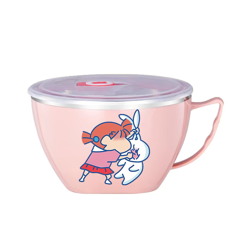 크레용신짱 누들볼 대용량 스테인리스 스틸 그릇 이중층  - Food Storage Metal Box 리뷰 및 가격