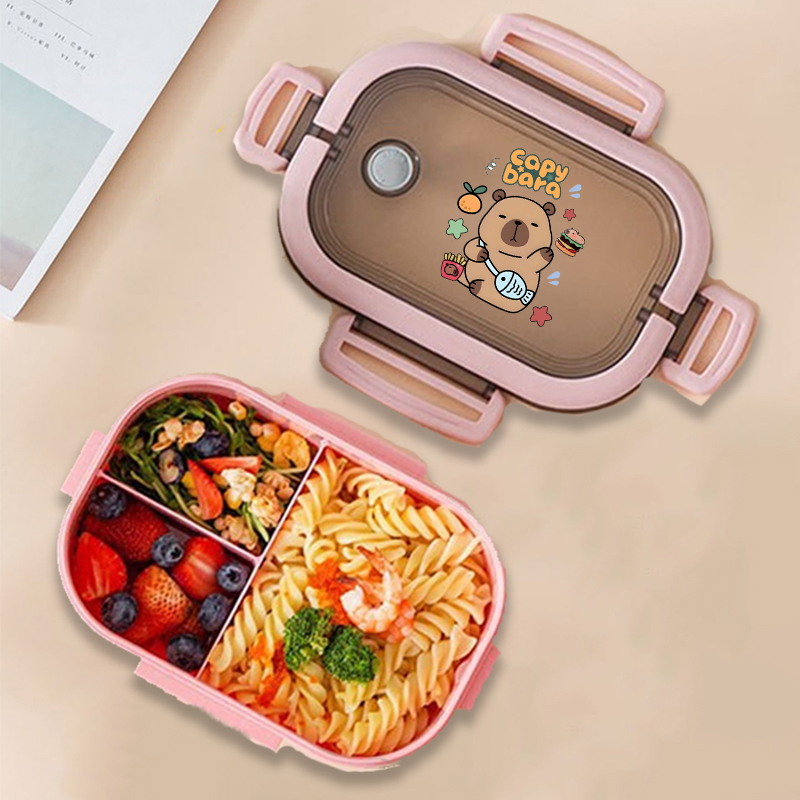 Capybara 도시락 상자 애니메이션 동물 인쇄 식품 - Food Storage In Room 리뷰 및 가격