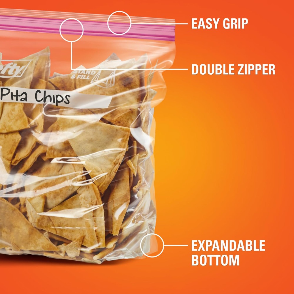눌러서 닫는 플라스틱 백, 식품 보관용 갤런 사이즈,  - Food Storage Bags Reusable 리뷰 및 가격