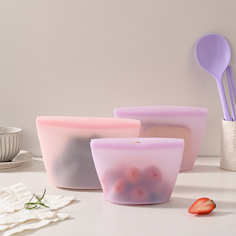 자가 밀봉 실리콘 보관 백 식품 보관 백 휴대용 신선  - Food Storage Bags Reusable 리뷰 및 가격