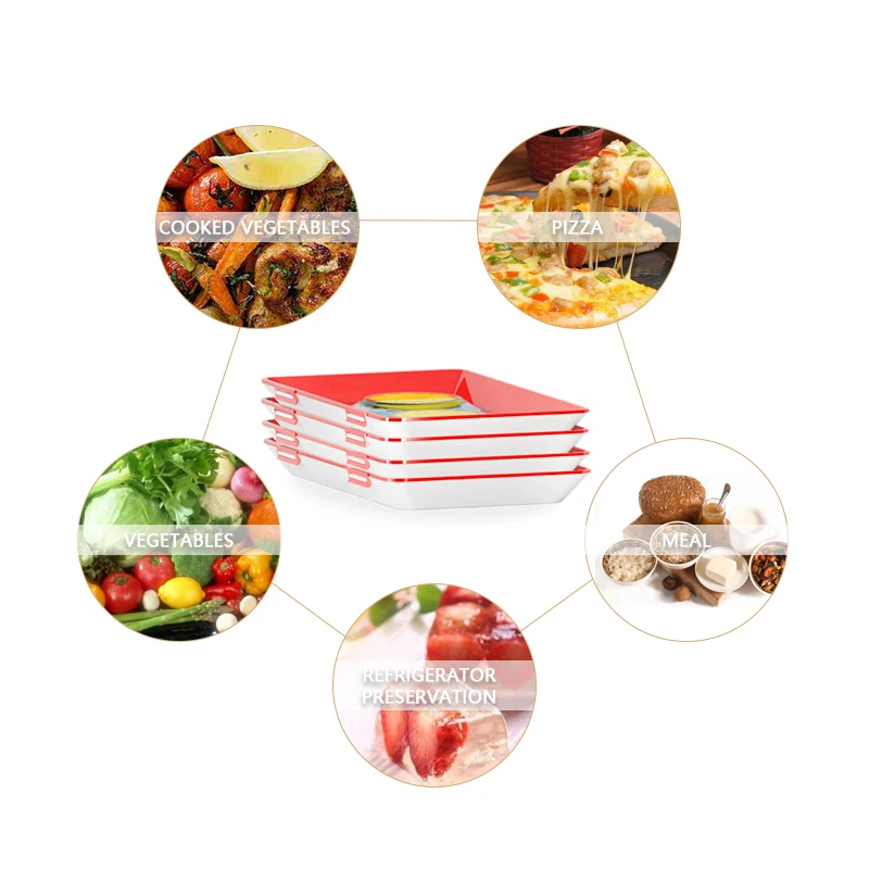 식품 보존 트레이 PP 재사용 가능 적층형 식품 트레이 - Food Storage And Safety 리뷰 및 가격