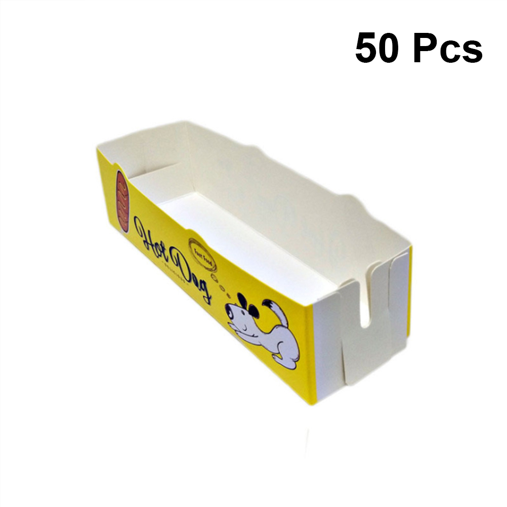 핫도그 종이 트레이 트레이 서빙 박스 보트 일회용 스낵 - Food Storage Hot Box 리뷰 및 가격