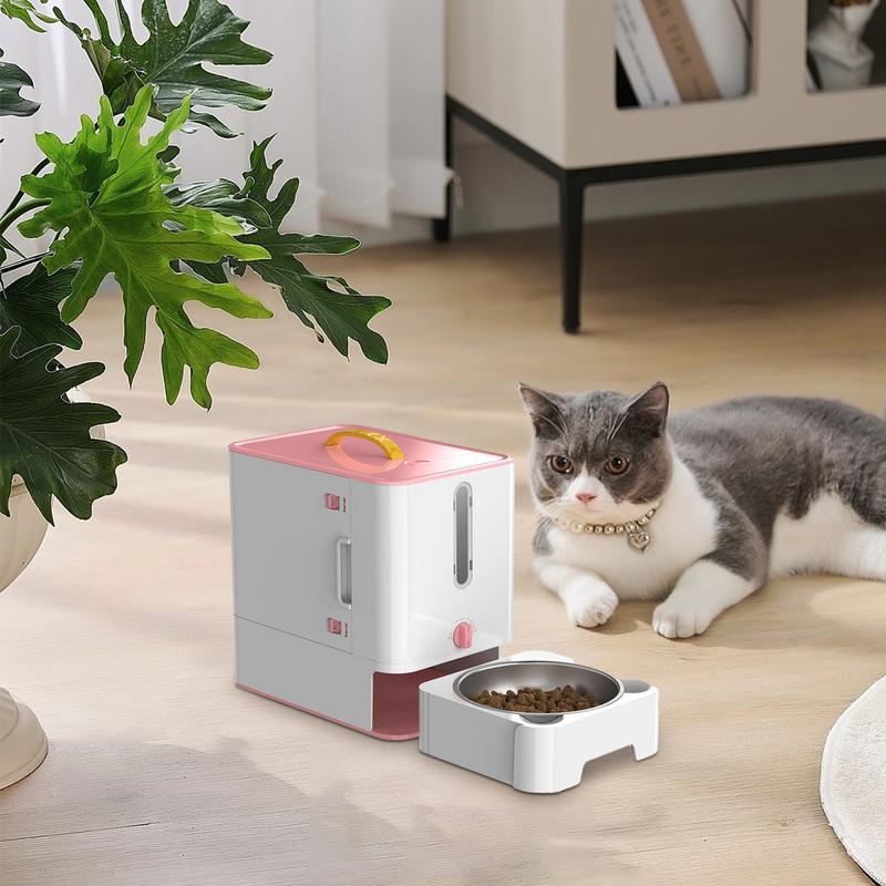 애완 동물 피더 상자 먹이 그릇 고양이 음식 용기 휴대 - Food Storage And Safety 리뷰 및 가격
