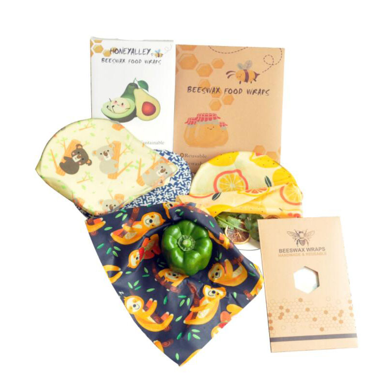 재사용 가능한 유기농 밀랍 천 랩, 식품 랩, 신선 유 - Beeswax Food Wrap 리뷰 및 가격
