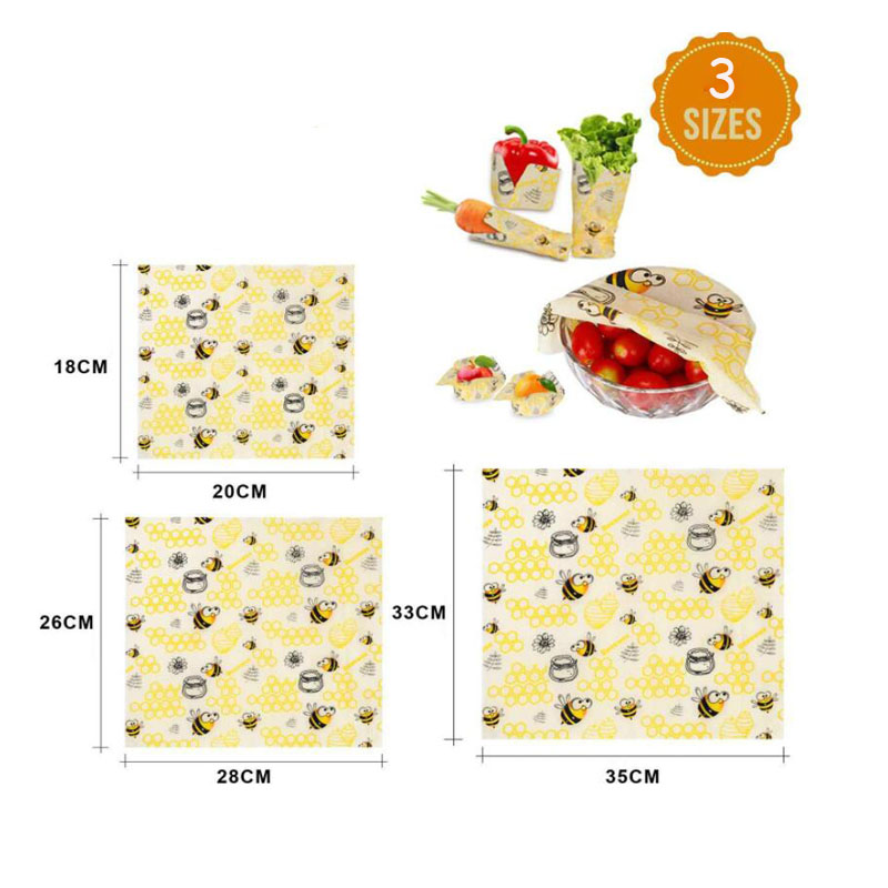 재사용 가능한 유기농 밀랍 천 랩, 식품 랩, 신선 유 - Beeswax Food Wrap 리뷰 및 가격