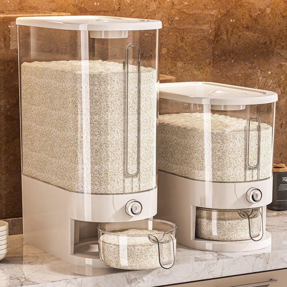 새로운 고품질 밀폐형 방충 쌀 보관 용기 5/10KG  - Food Storage Dispenser 리뷰 및 가격