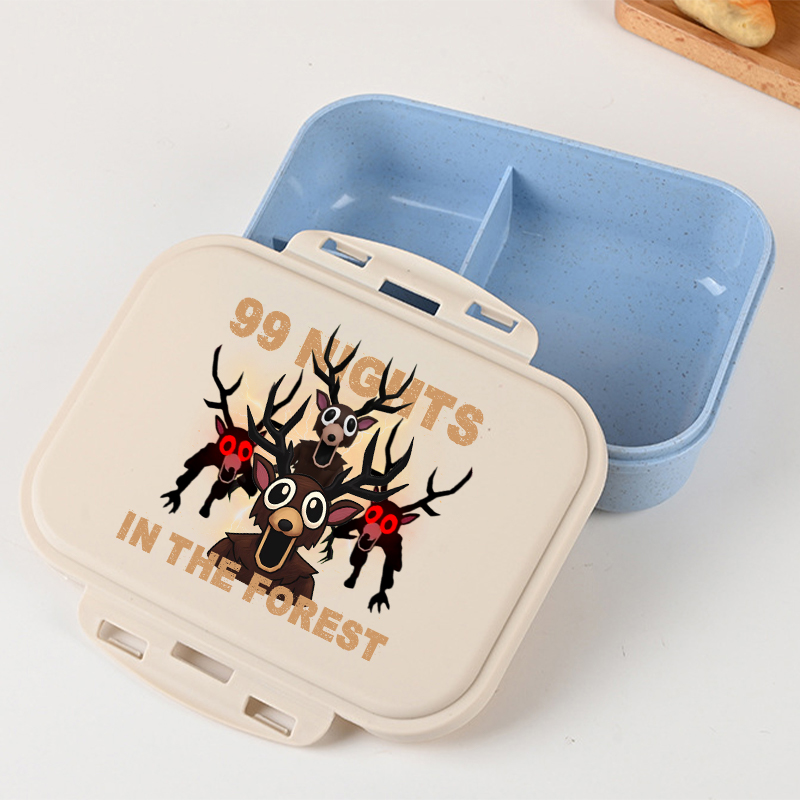 숲 속의 99 밤 어린이 도시락 상자 만화 인쇄 도시락 - Xmas Food Storage Containers 리뷰 및 가격