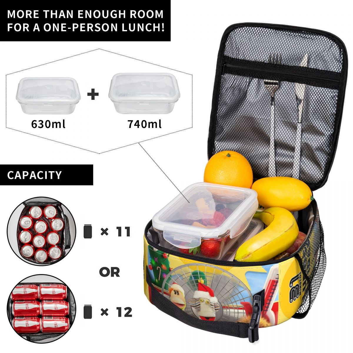 31미닛 채일리언 만화 캐릭터 보온 도시락 가방   식 - Xmas Food Storage Containers 리뷰 및 가격