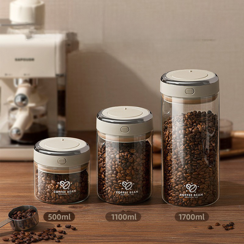 500/1100/1700ml 커피 원두 진공 밀봉 탱크 - Food Storage Tank 리뷰 및 가격