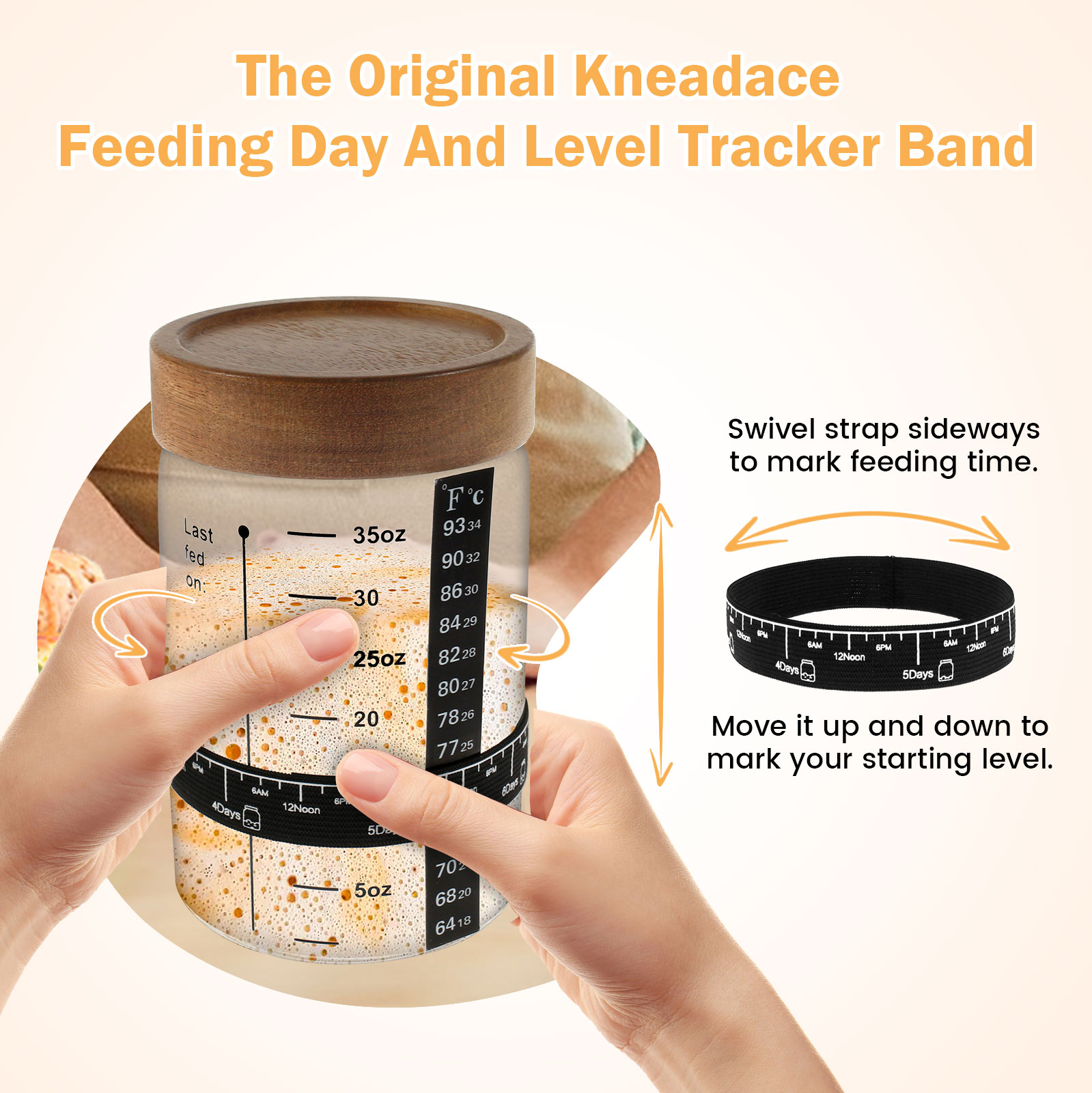 Sourdough 스타터 항아리 키트 1000ml 반죽 - Food Storage Tank 리뷰 및 가격
