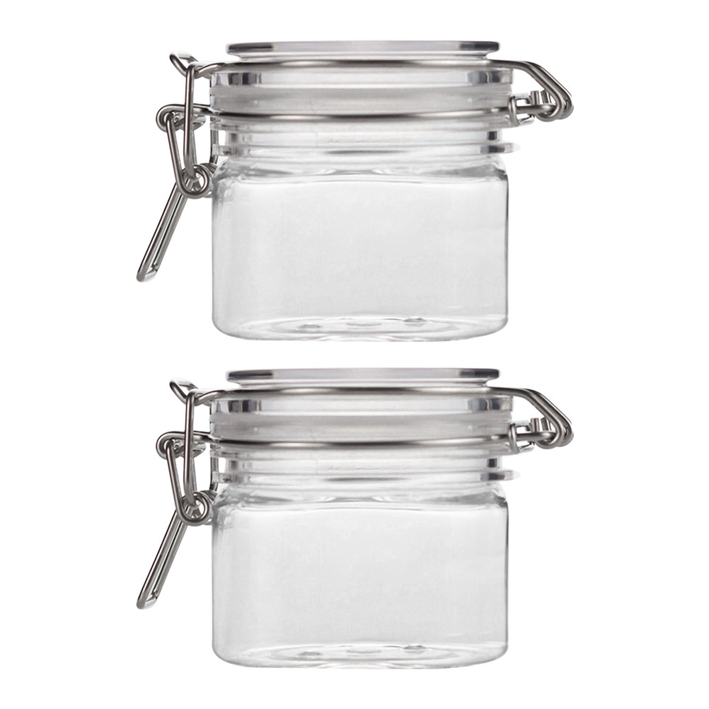 2Pcs 밀봉 된 저장 용기 투명 꿀 병 식품 저장을위 - Food Storage Plastic Container 리뷰 및 가격