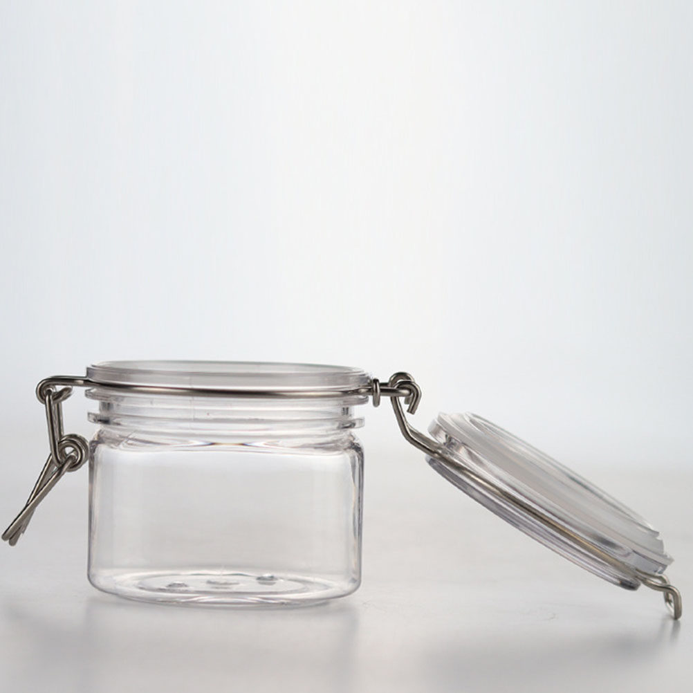 2Pcs 밀봉 된 저장 용기 투명 꿀 병 식품 저장을위 - Food Storage Plastic Container 리뷰 및 가격