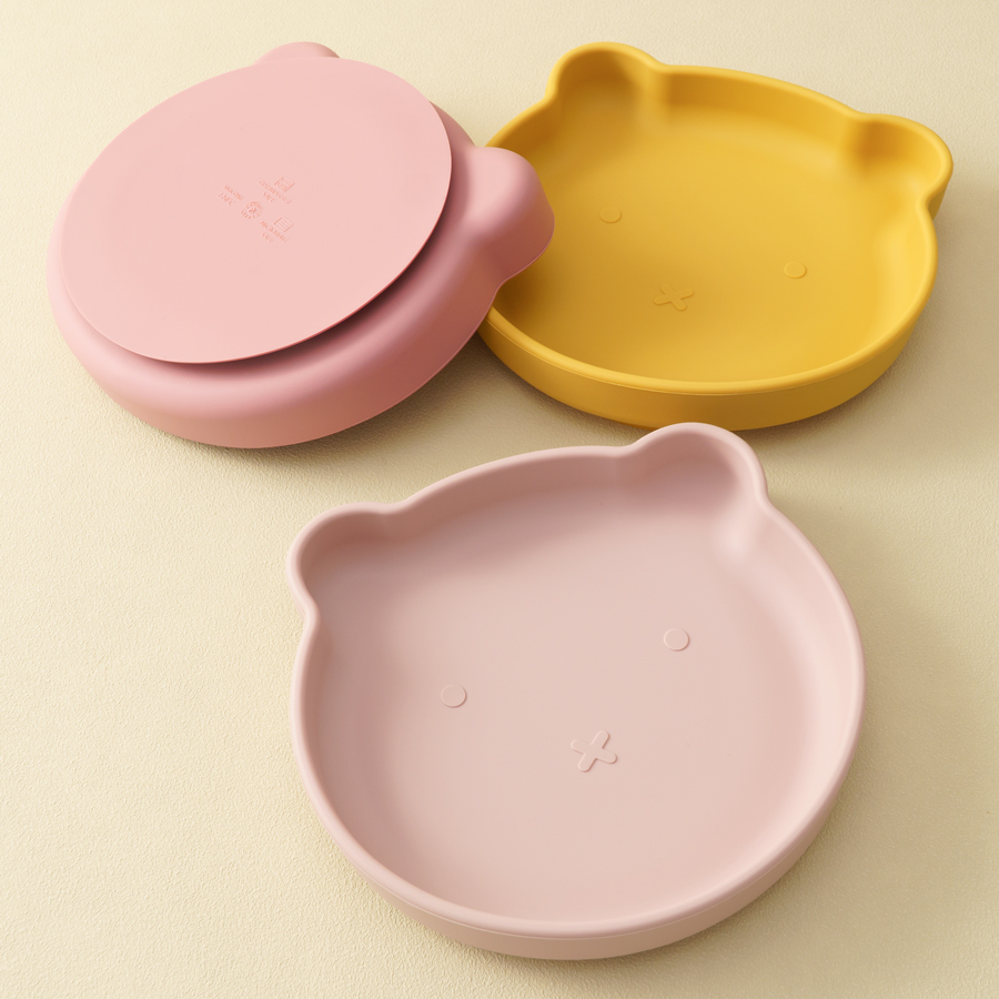 1PC 실리콘 아기 요리 흡입 식사 접시 만화 곰 모양 - Food Storage 1 Year 리뷰 및 가격