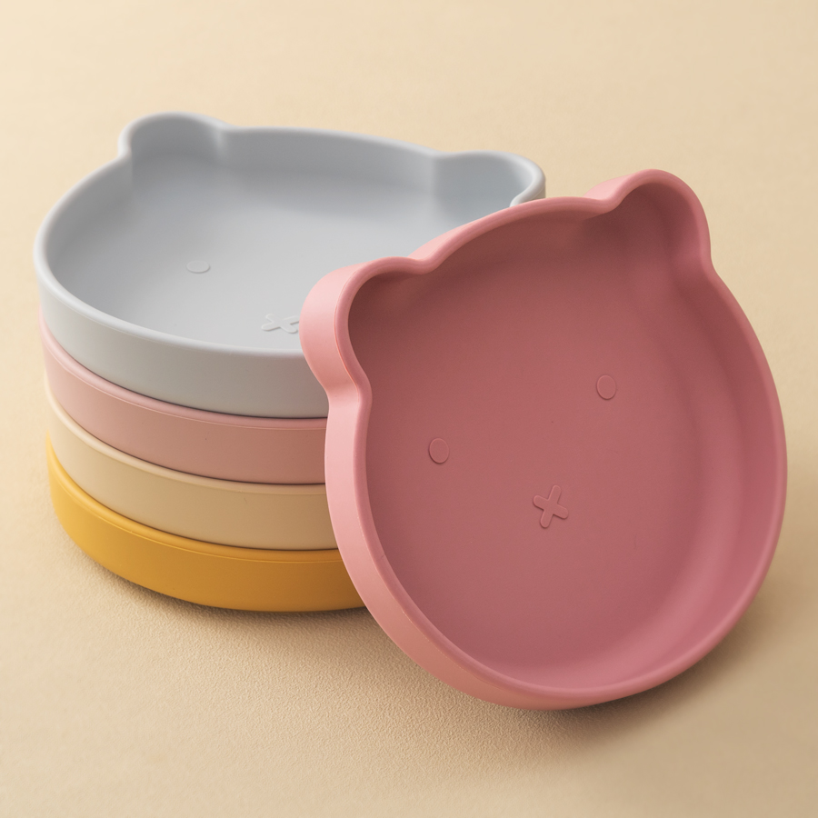 1PC 실리콘 아기 요리 흡입 식사 접시 만화 곰 모양 - Food Storage 1 Year 리뷰 및 가격