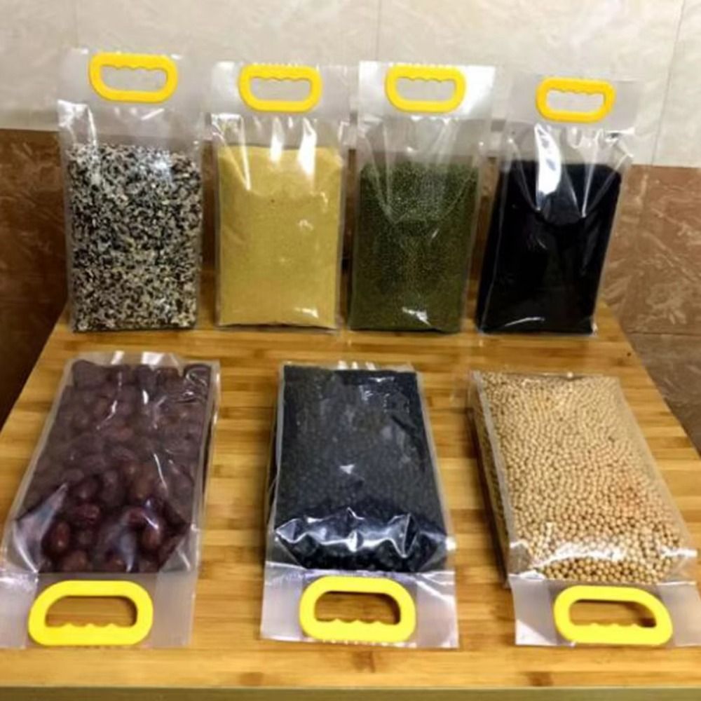 10pcs 5kg/10kg 쌀알 포장 가방 손잡이가있는 - Food Storage Vacuum Bags 리뷰 및 가격