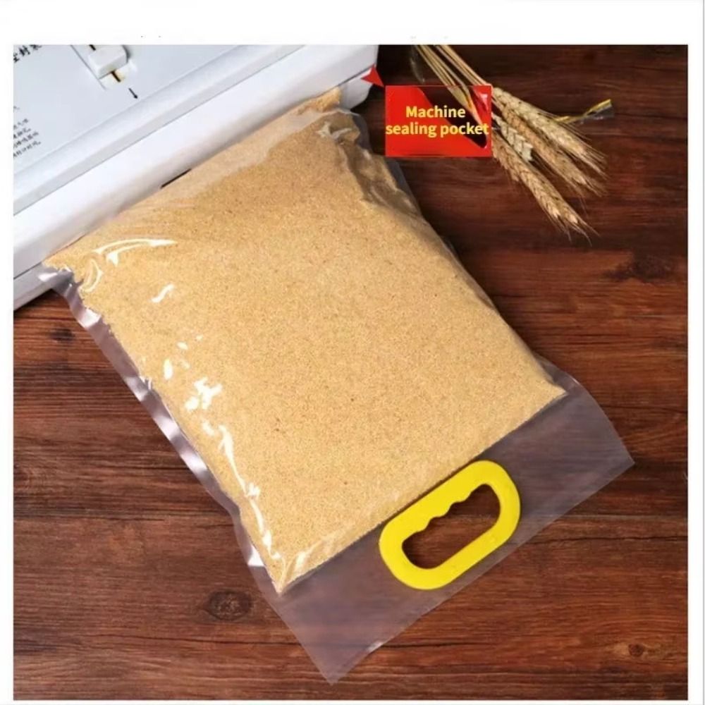 10pcs 5kg/10kg 쌀알 포장 가방 손잡이가있는 - Food Storage Vacuum Bags 리뷰 및 가격