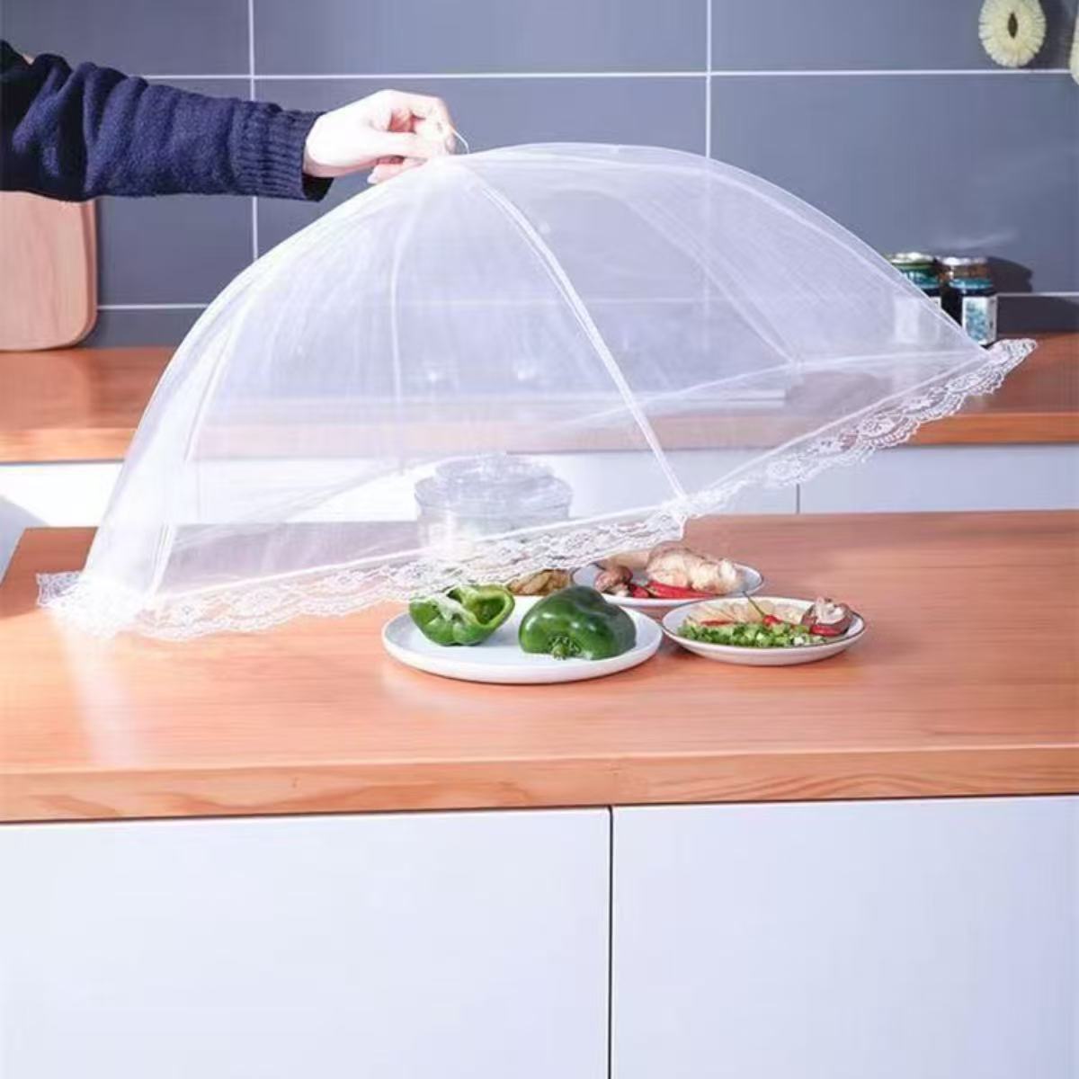 식품 커버 메쉬 접이식 세척 가능 파리 차단 테이블 커 - Food Storage Net 리뷰 및 가격