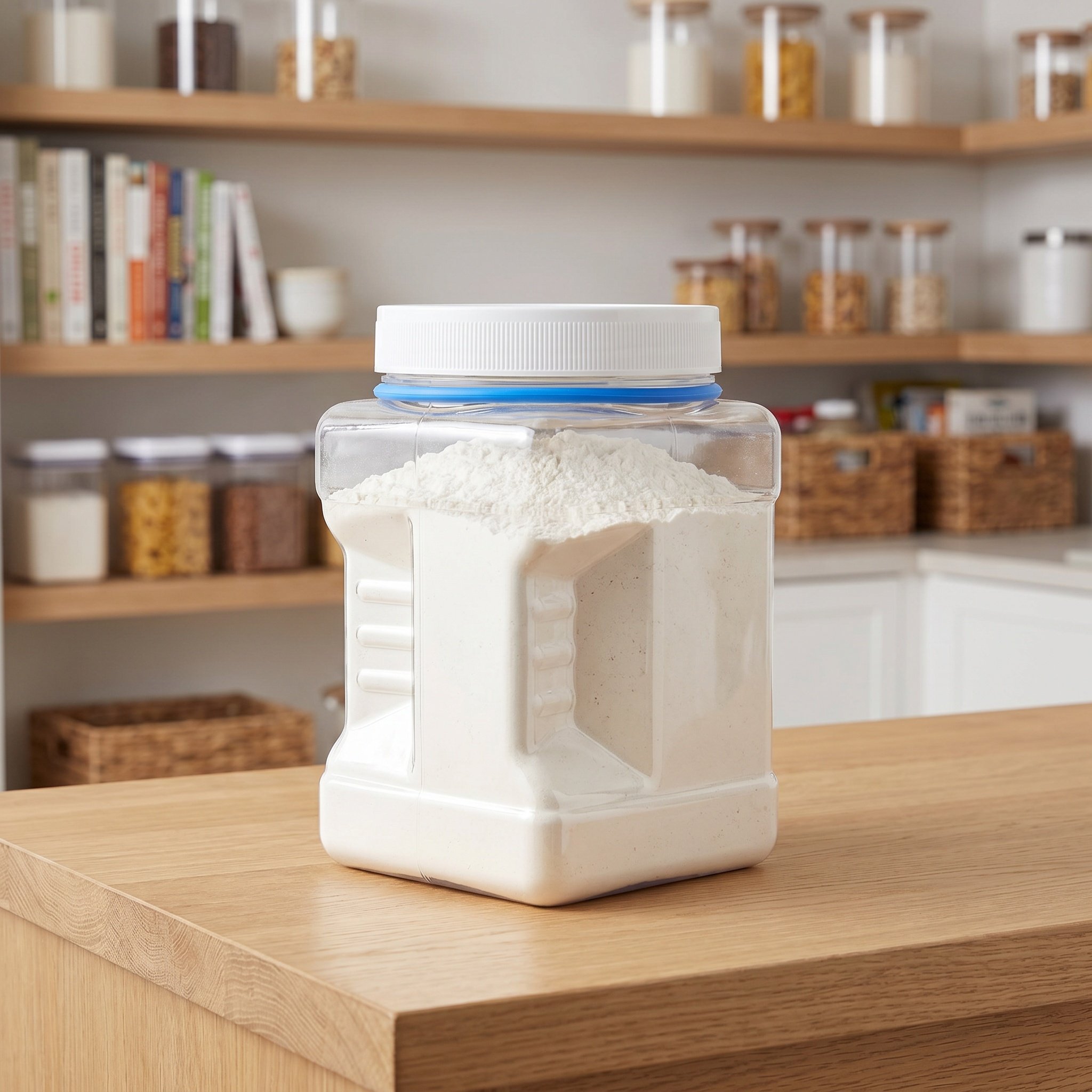 6개의 투명 사각형 밀폐 저장 용기, 넓은 입구 플라스 - Food Storage Plastic Container 리뷰 및 가격