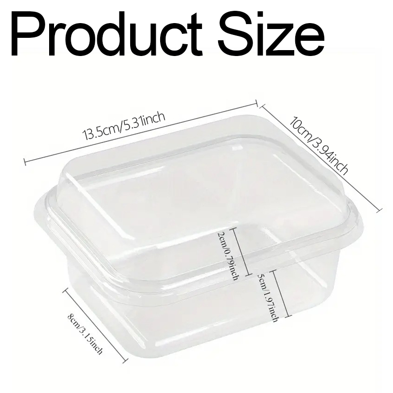 5/10/20PCS 투명 케이크 상자 Moustiram - Xmas Food Storage Containers 리뷰 및 가격