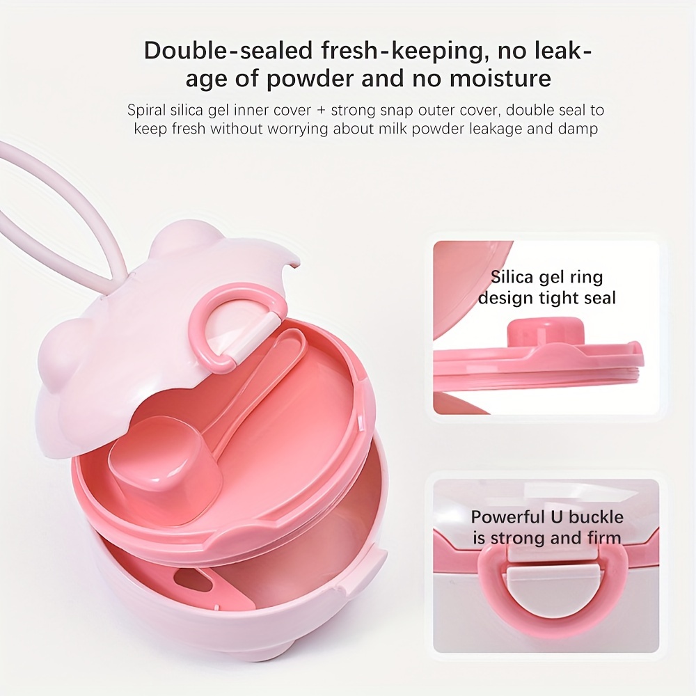 1pc 휴대용 4층 분유 상자, 분유 용기, 식품 저장 - Food Storage 1 Year 리뷰 및 가격
