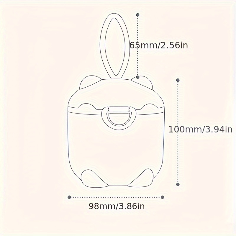 1pc 휴대용 4층 분유 상자, 분유 용기, 식품 저장 - Food Storage 1 Year 리뷰 및 가격