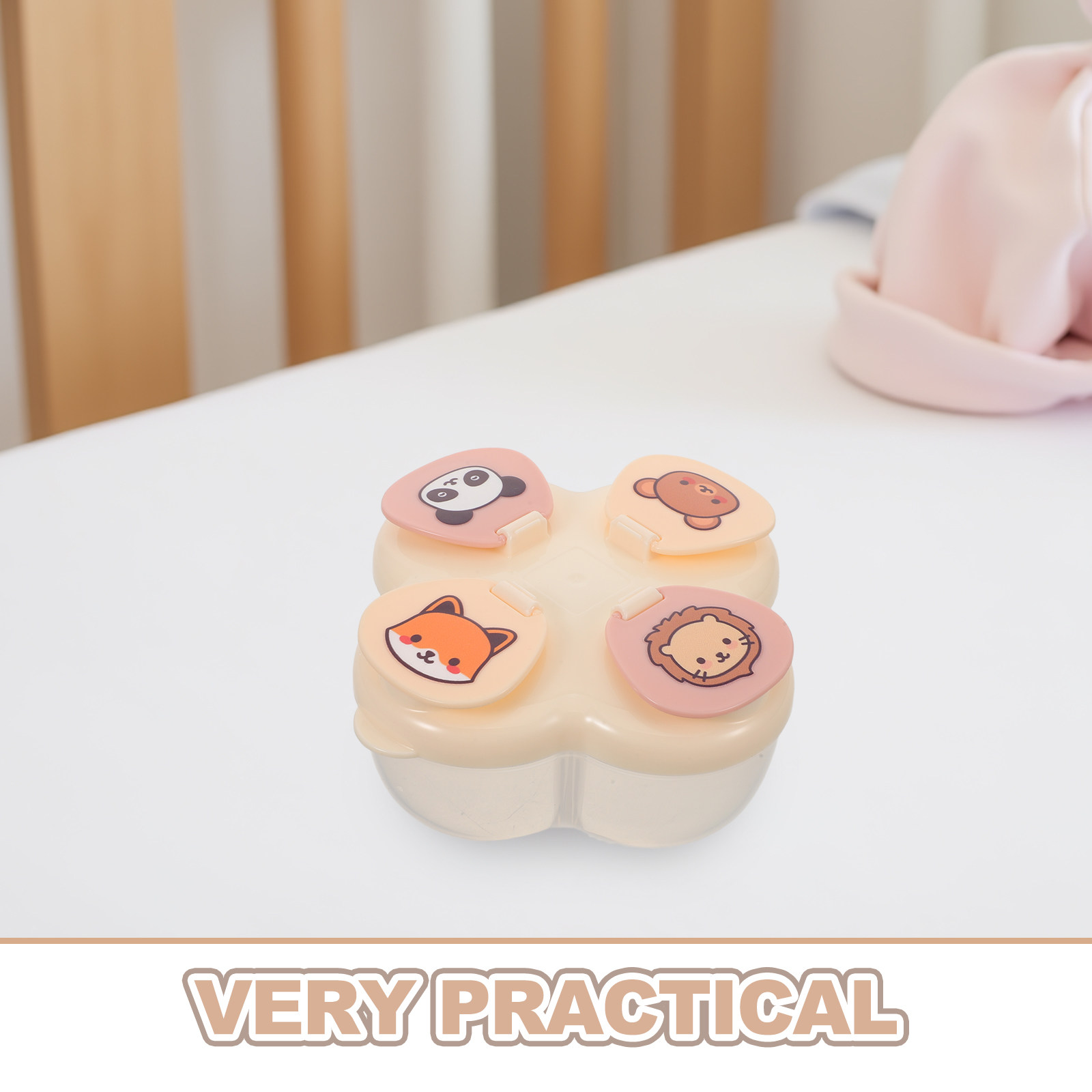 4칸 분리형 휴대용 분유통, 포뮬라 디스펜서 박스, 여 - Food Storage Dispenser 리뷰 및 가격
