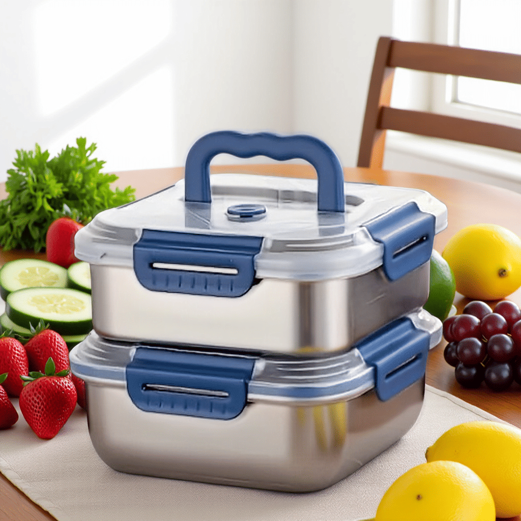 2PCS 야키모토 초대형 스테인리스 스틸 식품 보관 용 - Food Storage Containers Xl 리뷰 및 가격