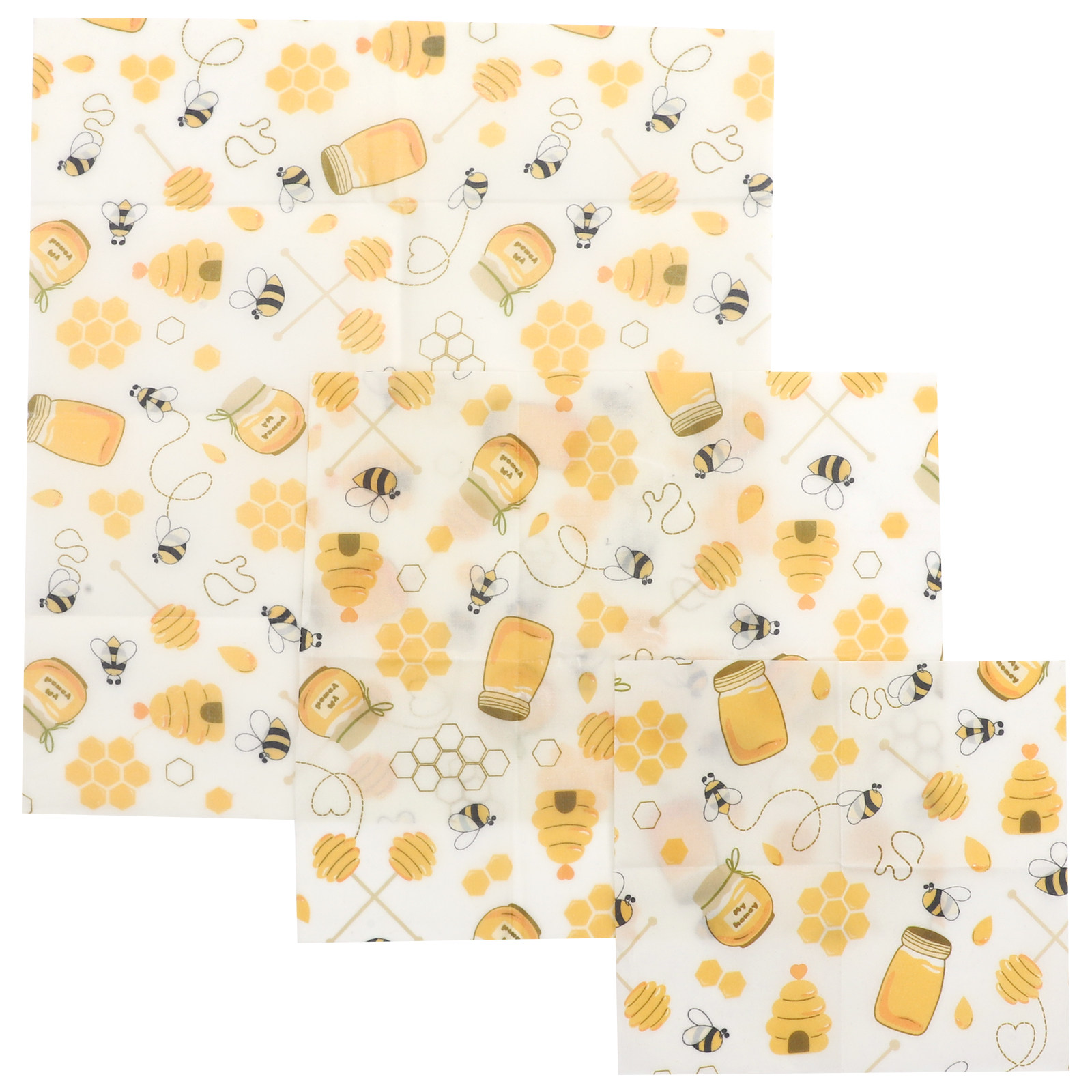 3개입 벌집형 식품 포장재 재사용 가능 피크닉 주방용  - Beeswax Food Wrap 리뷰 및 가격