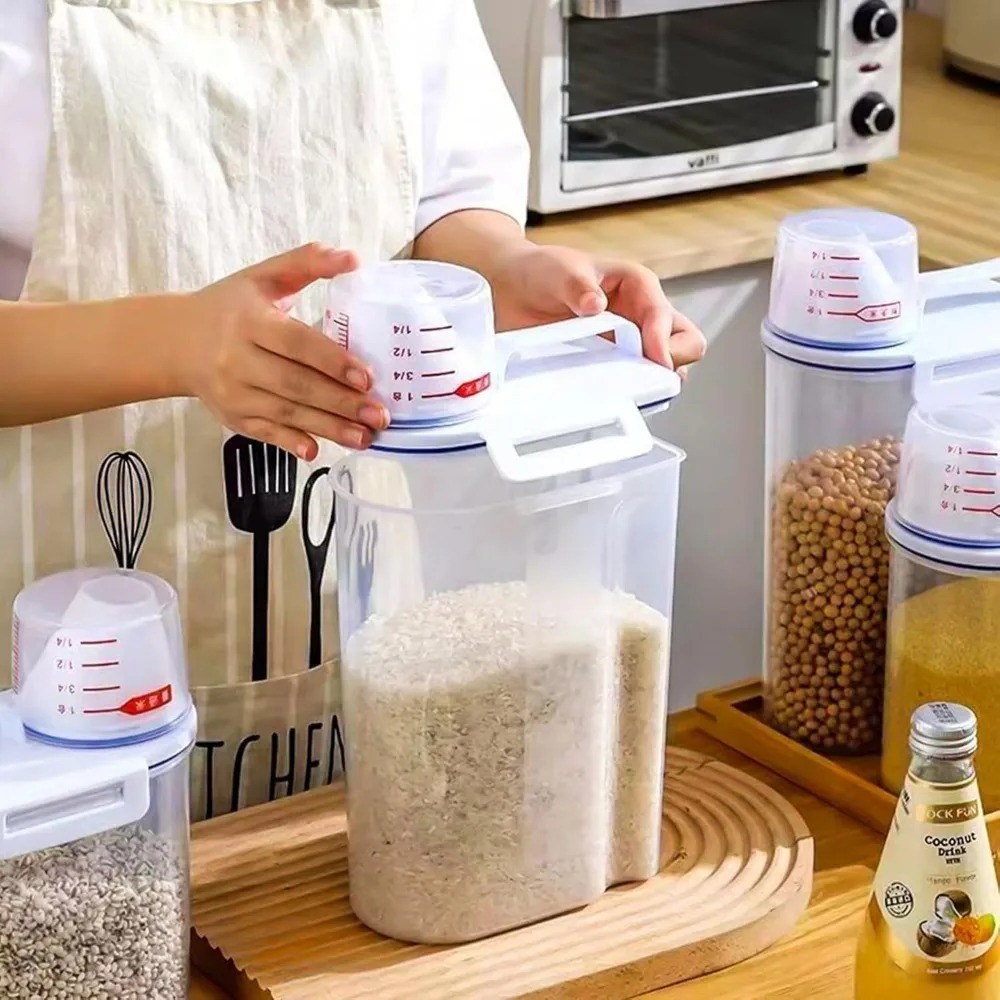 쌀 건조식품 보관 용기 BPA 프리 식품 보존 용기 플 - Food Storage Dispenser 리뷰 및 가격