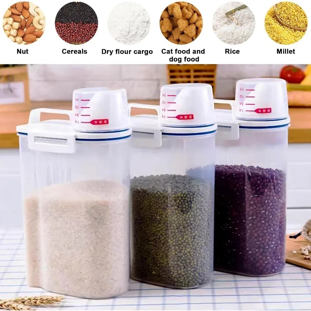 쌀 건조식품 보관 용기 BPA 프리 식품 보존 용기 플 - Food Storage Dispenser 리뷰 및 가격