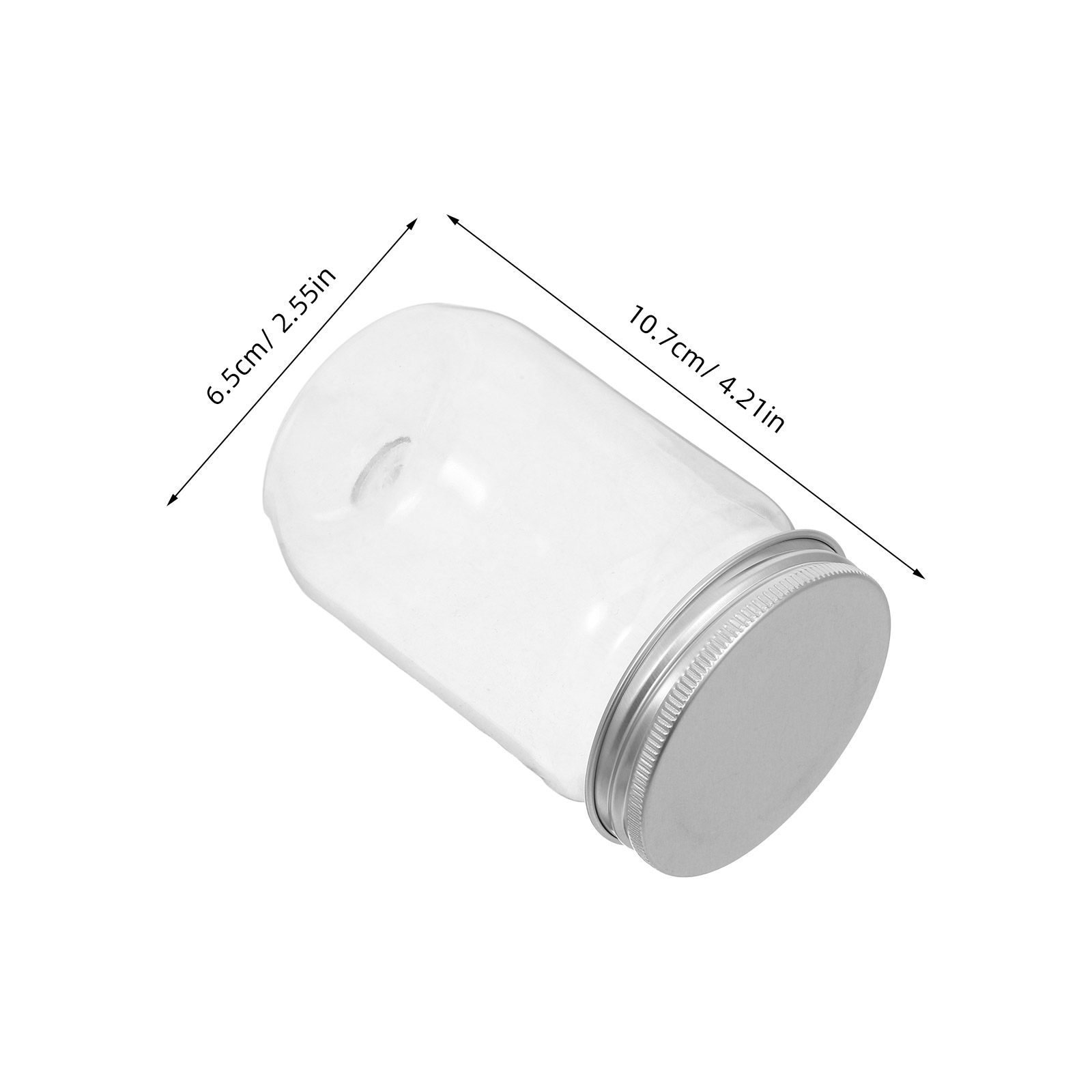 6Pcs 투명 플라스틱 메이슨 항아리(밀폐 뚜껑 포함) - Food Storage Plastic Container 리뷰 및 가격