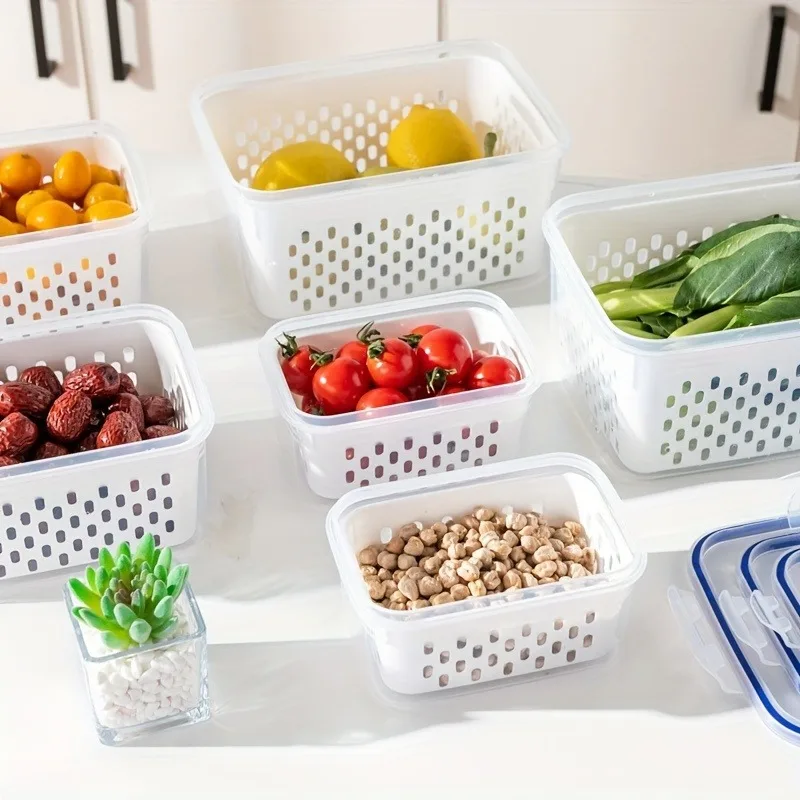 플립탑 뚜껑과 배수 바구니가 있는 대형 재사용 가능 식 - Food Storage Containers Xl 리뷰 및 가격