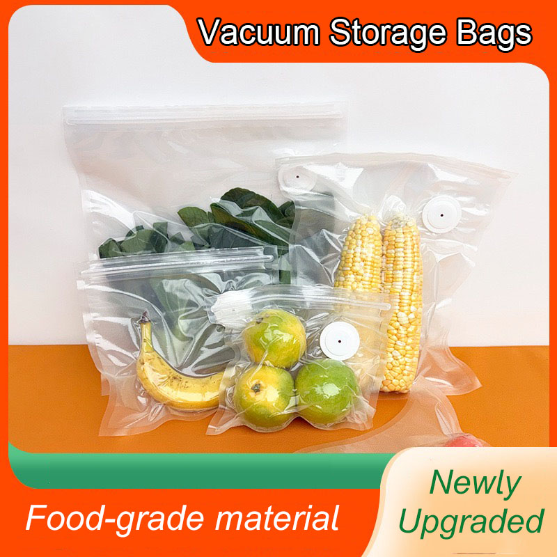 새로운 재사용 가능한 진공 저장 백 주방 채소 과일 포 - Food Storage Vacuum Bags 리뷰 및 가격