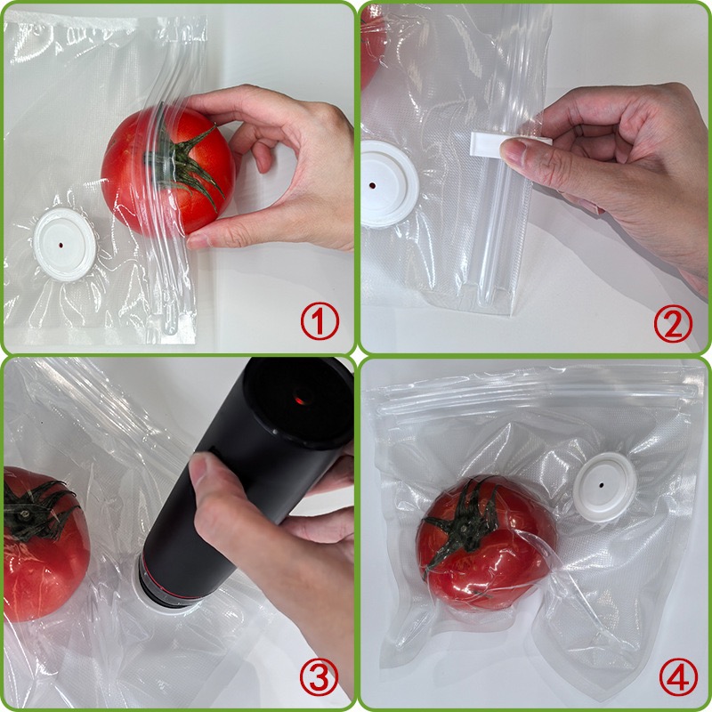 새로운 재사용 가능한 진공 저장 백 주방 채소 과일 포 - Food Storage Vacuum Bags 리뷰 및 가격