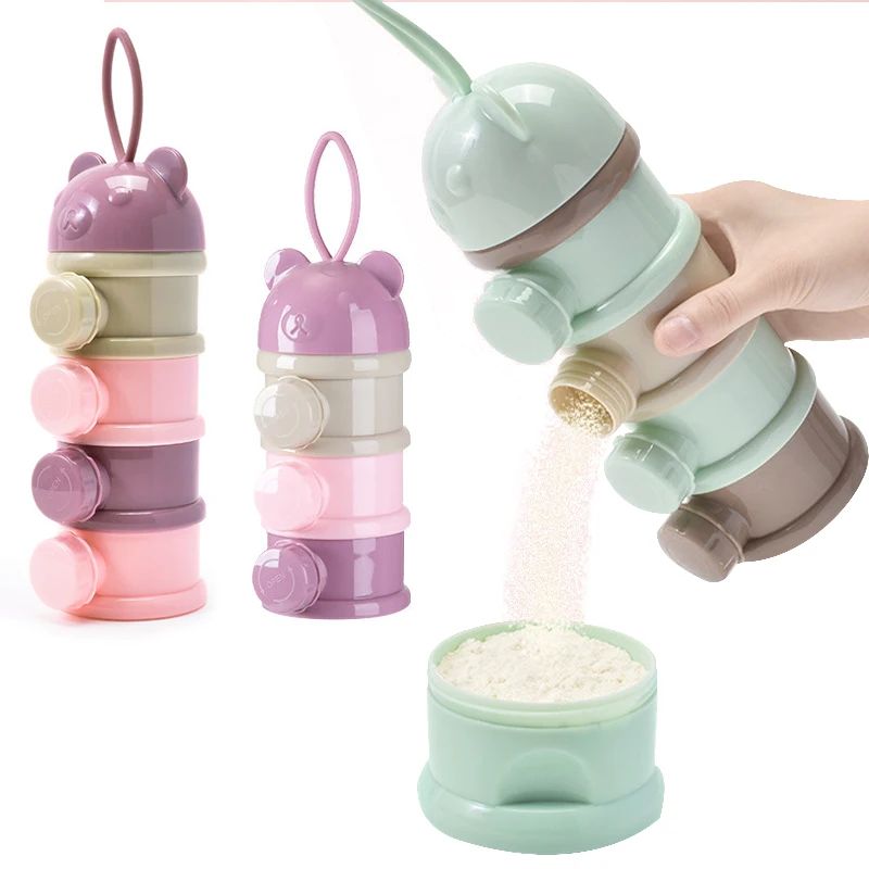 3/4 레이어 아기 휴대용 이유식 보관 상자 다중 개방 - Food Storage Dispenser 리뷰 및 가격