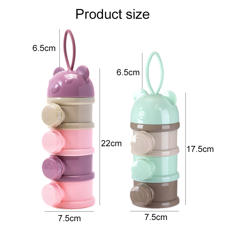 3/4 레이어 아기 휴대용 이유식 보관 상자 다중 개방 - Food Storage Dispenser 리뷰 및 가격