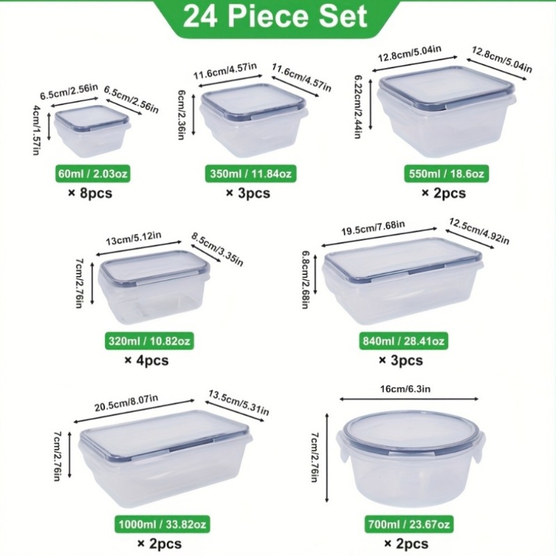 48개 BPA 프리 식품 보관 세트 – 주방, 식료품  - Food Storage Meal Prep 리뷰 및 가격