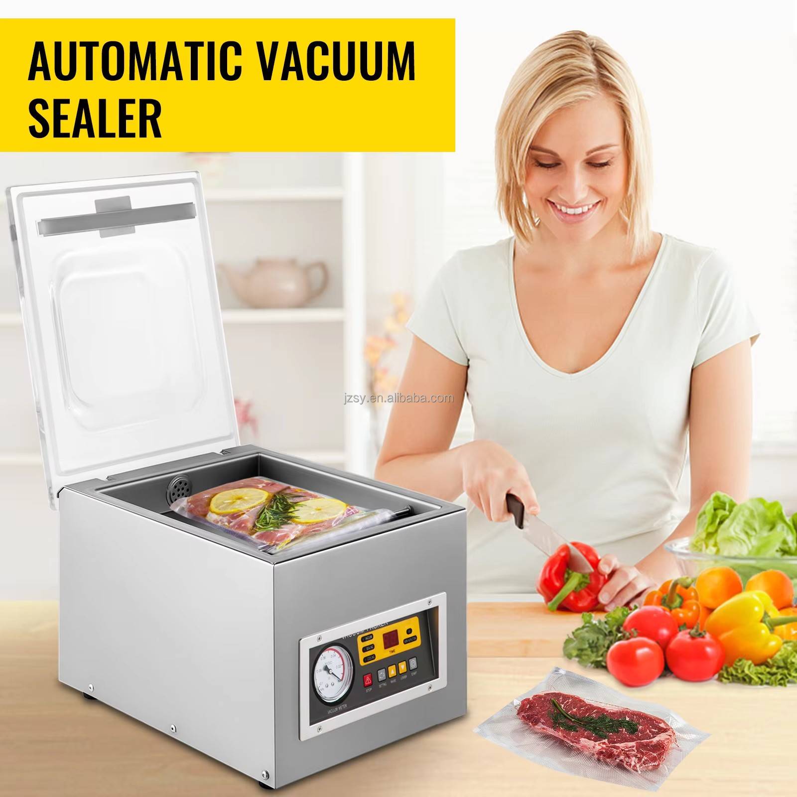 진공 포장기 상업용 플라스틱 백 실러 주방 식품 사업  - Food Storage Vacuum Bags 리뷰 및 가격