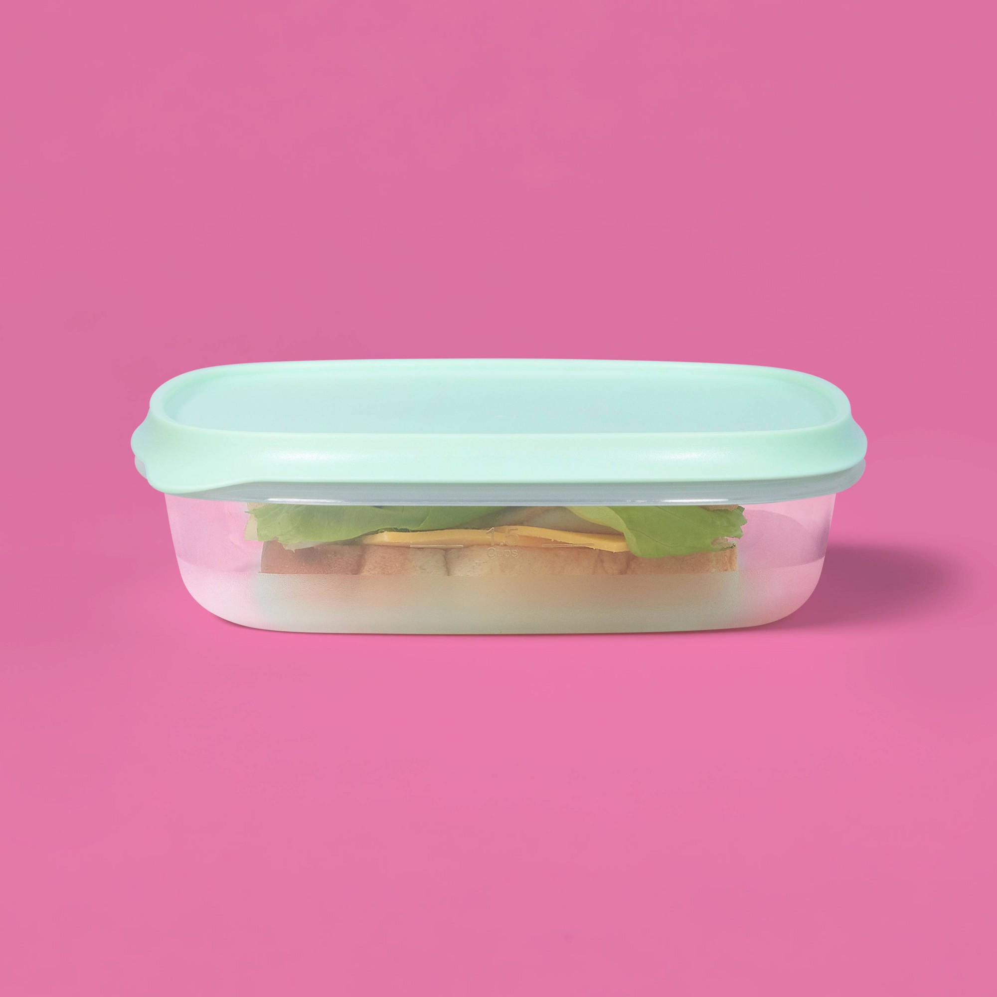 3ct 사각형 스냅 뚜껑이 있는 식품 보관 용기, 주방 - Food Storage Meal Prep 리뷰 및 가격
