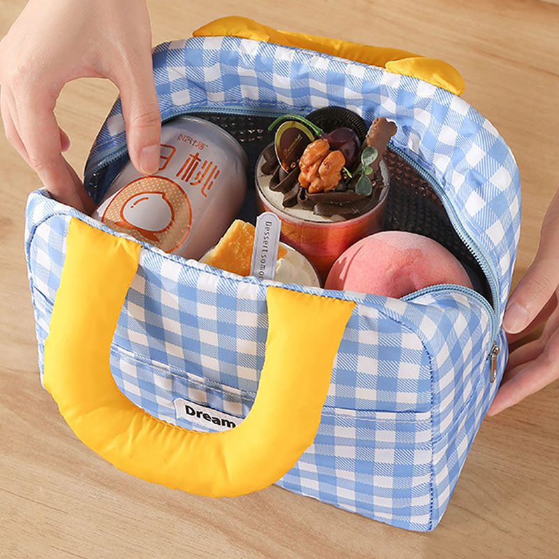 귀여운 숫자 프린트 절연 도시락 가방 누출 방지 열 보 - Food Storage Keep Warm 리뷰 및 가격