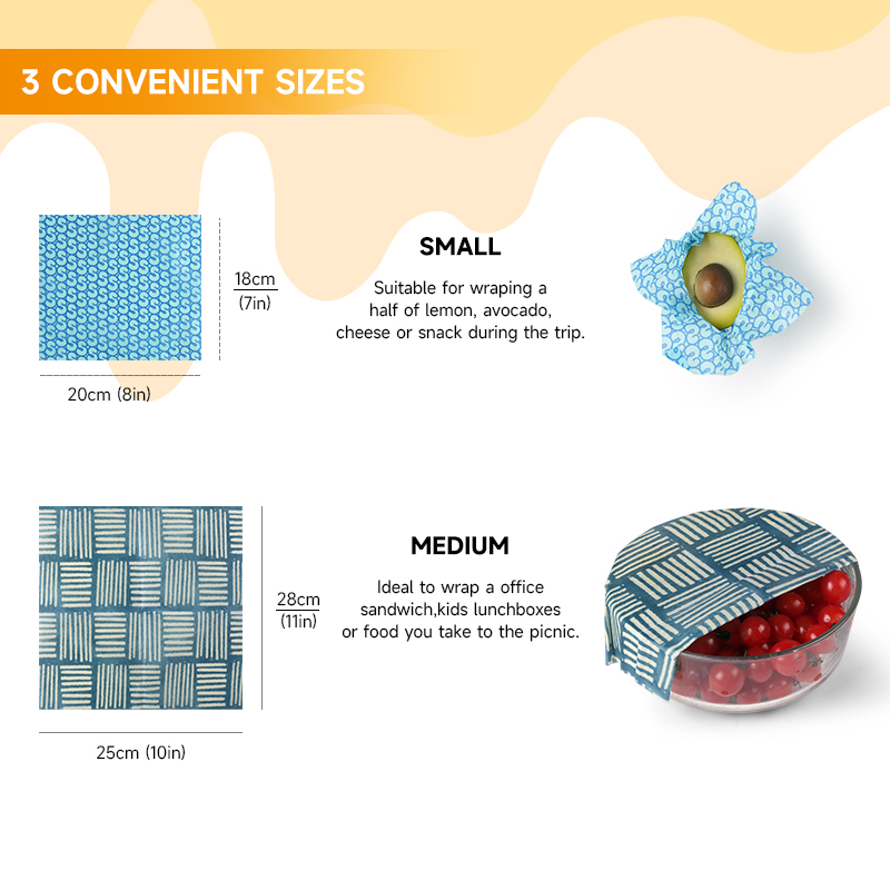 2개/4개입 친환경 밀랍 식품 포장지, 빵 보관 및 냉 - Beeswax Food Wrap 리뷰 및 가격